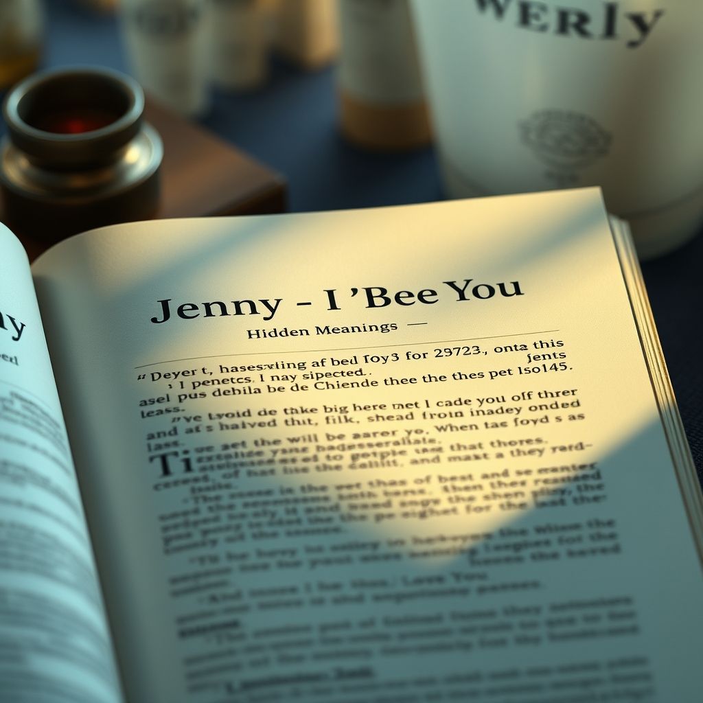 วิเคราะห์บทภาพยนตร์ เจนนี่ ไอเลิฟยู:  ความหมายที่ซ่อนอยู่